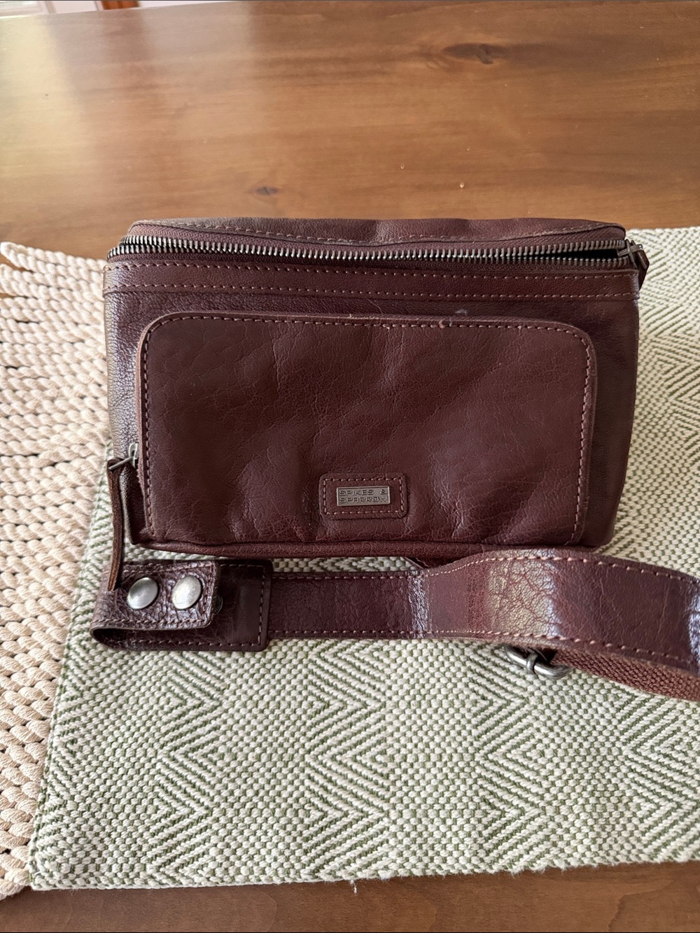 Fossil Dark Brown Leather women’s belt bag